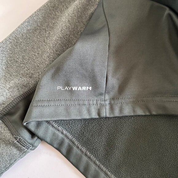 Reebok CrossFit Men's 1/4 Zip Sweatshirt Color Block Gray Long Sleeve Large - Picture 6 of 12